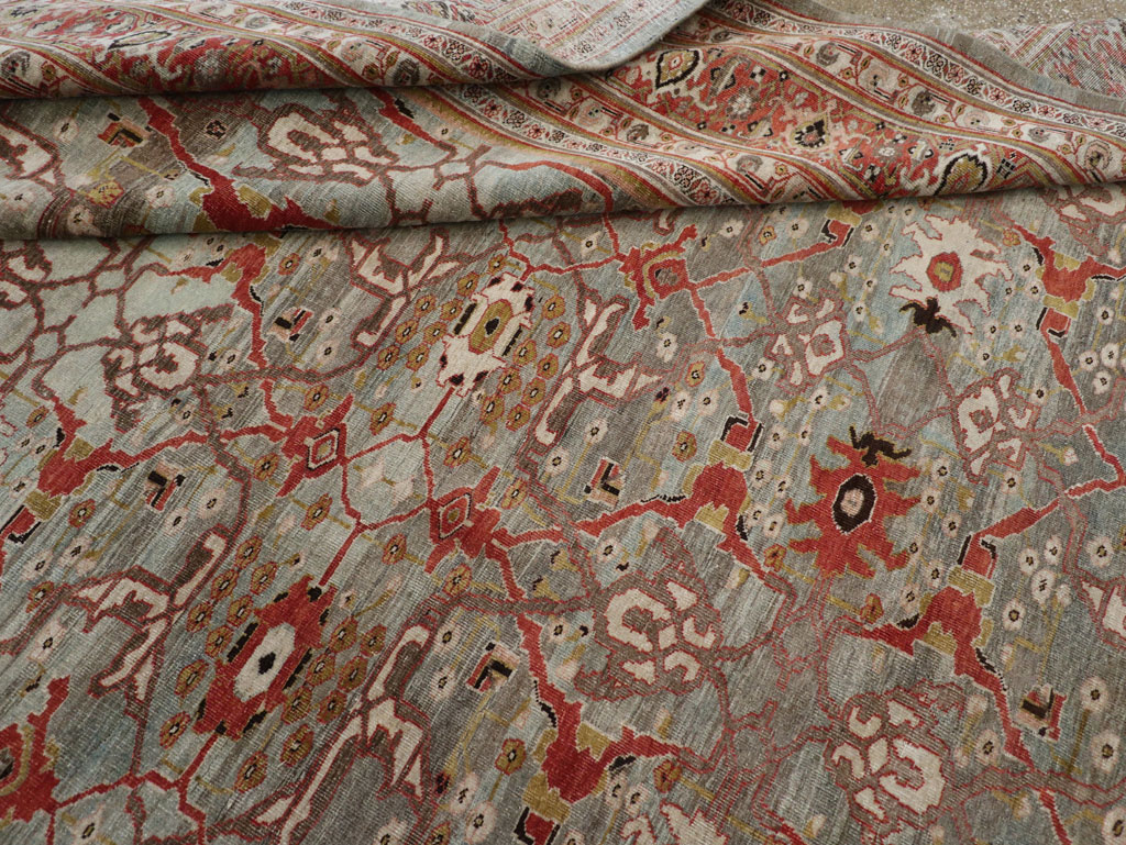 Antique Persian Bidjar Carpet, No.29740 - Staging