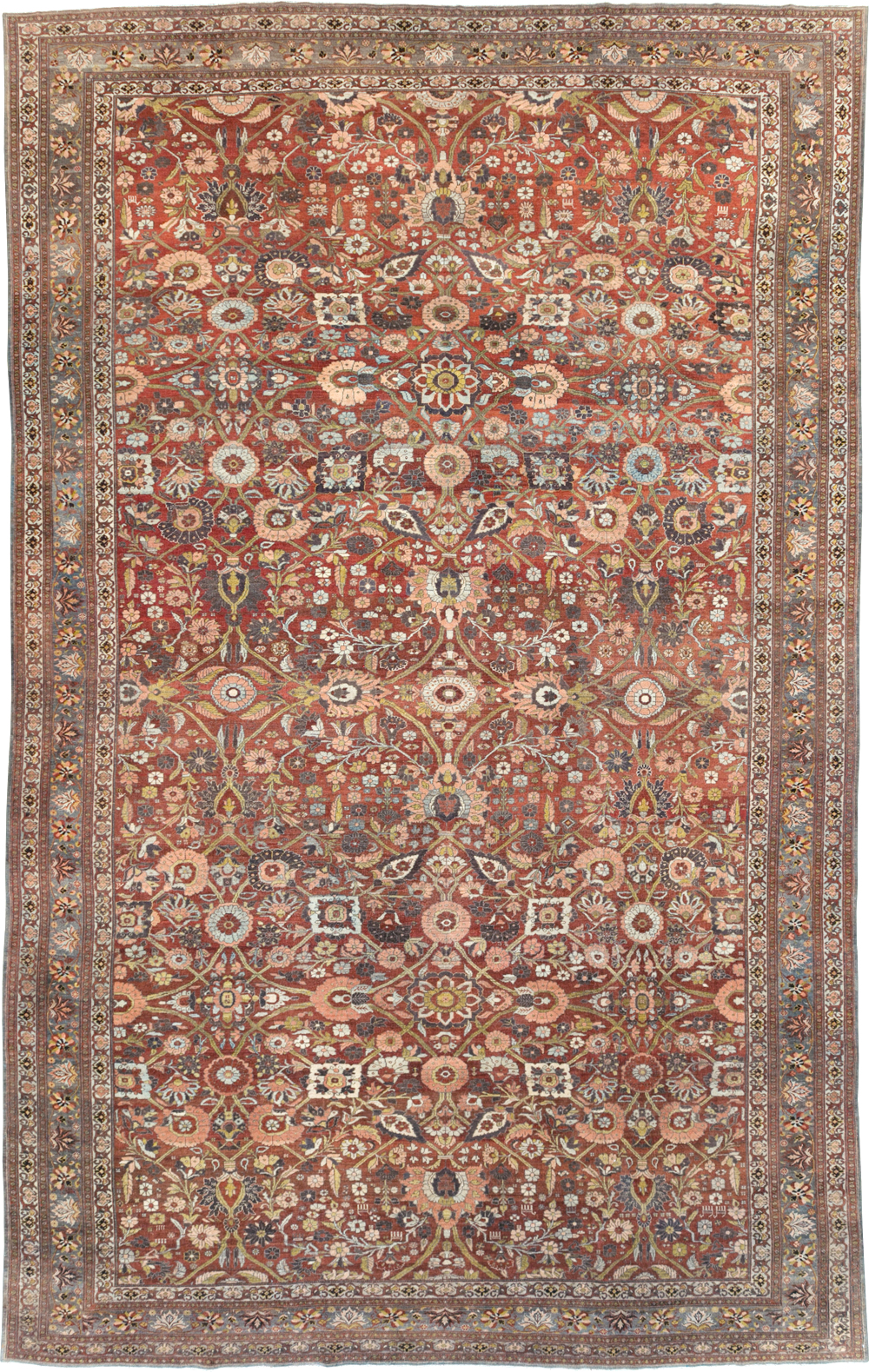 Antique Persian Bidjar Carpet, No.29741 - Staging