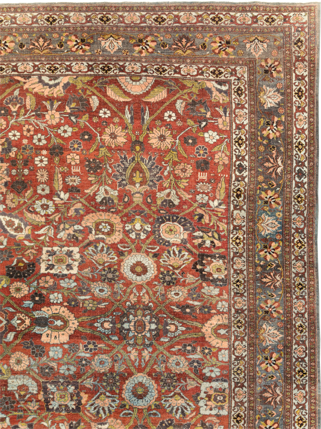 Antique Persian Bidjar Carpet, No.29741 - Staging