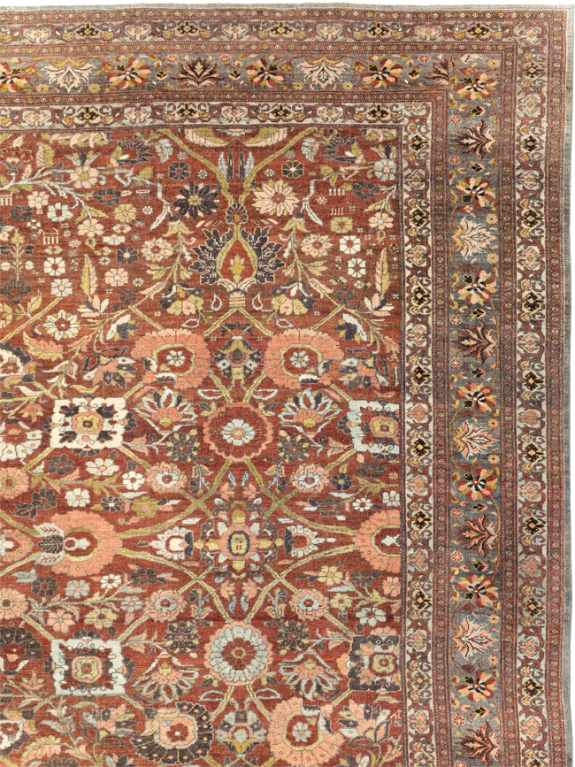 Antique Persian Bidjar Carpet, No.29741 - Staging
