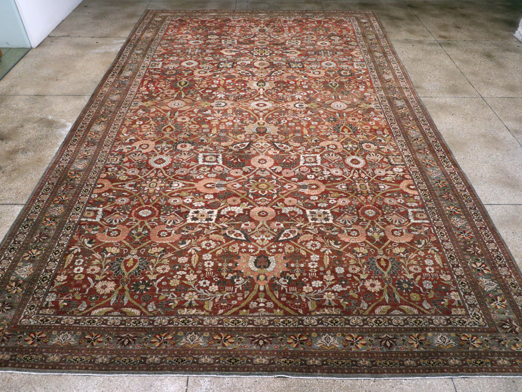 Antique Persian Bidjar Carpet, No.29741 - Staging