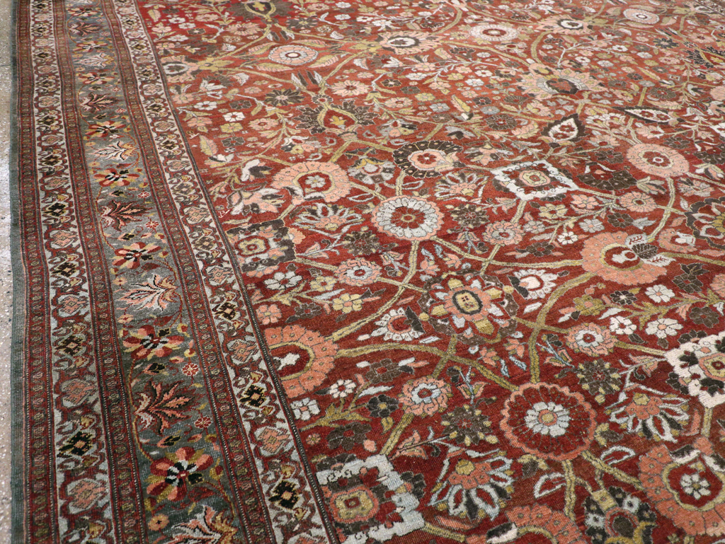 Antique Persian Bidjar Carpet, No.29741 - Staging