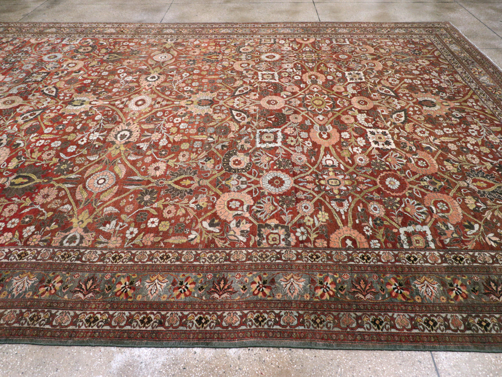 Antique Persian Bidjar Carpet, No.29741 - Staging