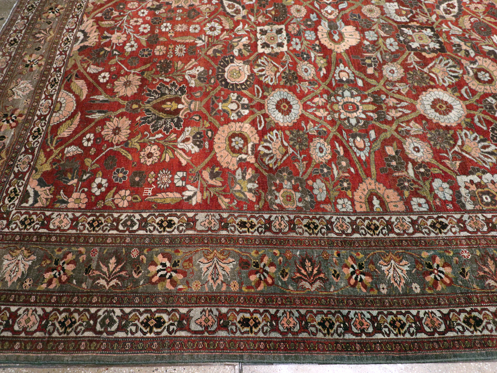 Antique Persian Bidjar Carpet, No.29741 - Staging