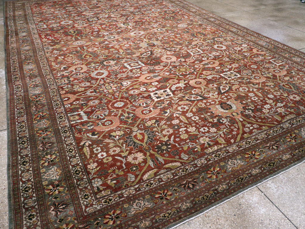 Antique Persian Bidjar Carpet, No.29741 - Staging