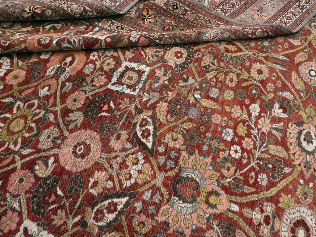 Antique Persian Bidjar Carpet, No.29741 - Staging