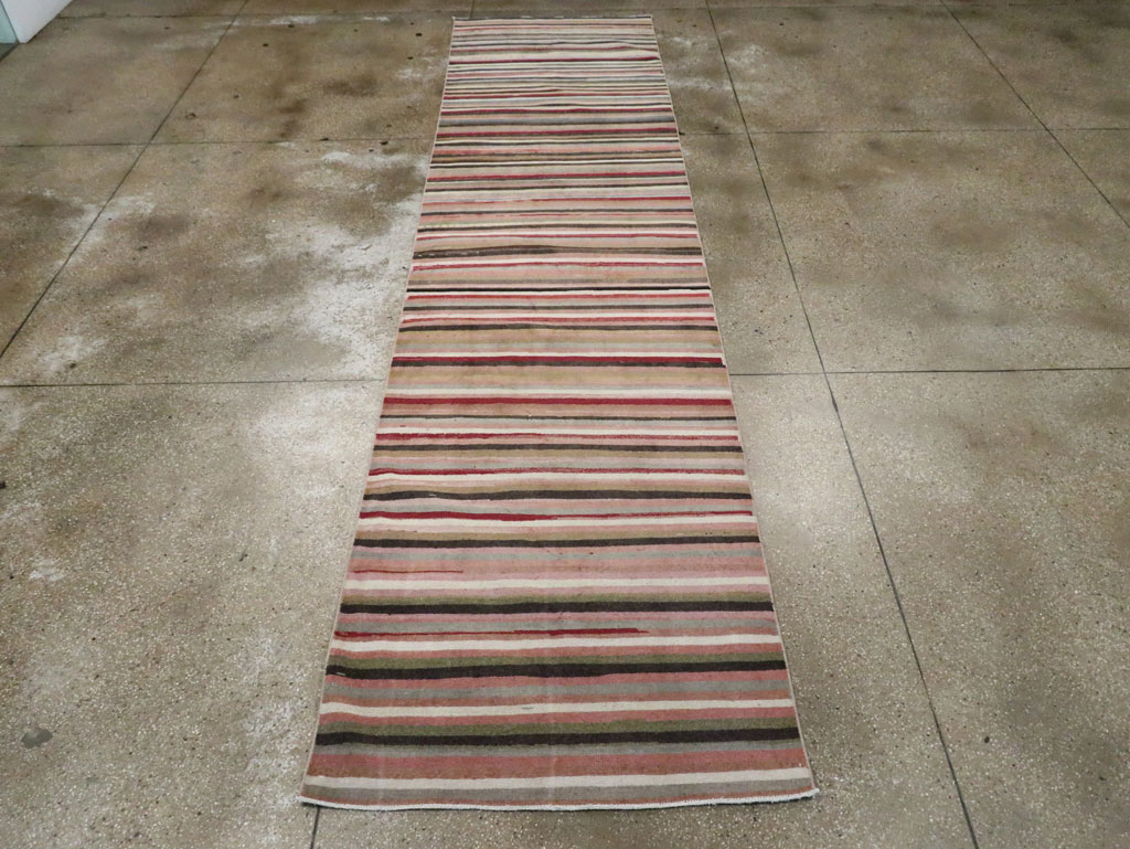 Vintage Anatolian Long Runner, No.29753 - Staging