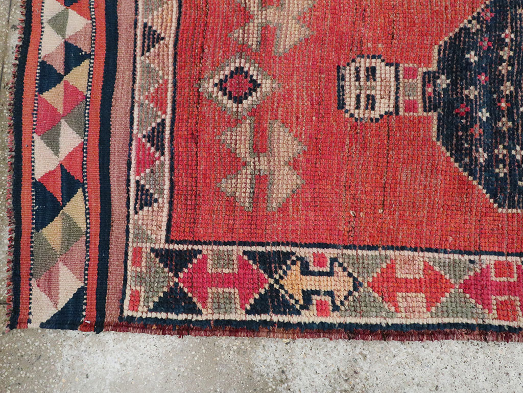 Vintage Turkish Anatolian Pictorial Runner, No.29759 - Staging