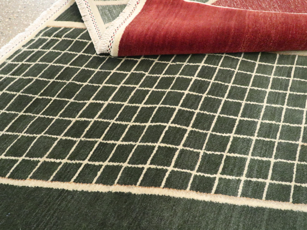 Modern Persian Tabriz Pictorial Rug (Pair: 2 of 2), No.29764 - Staging