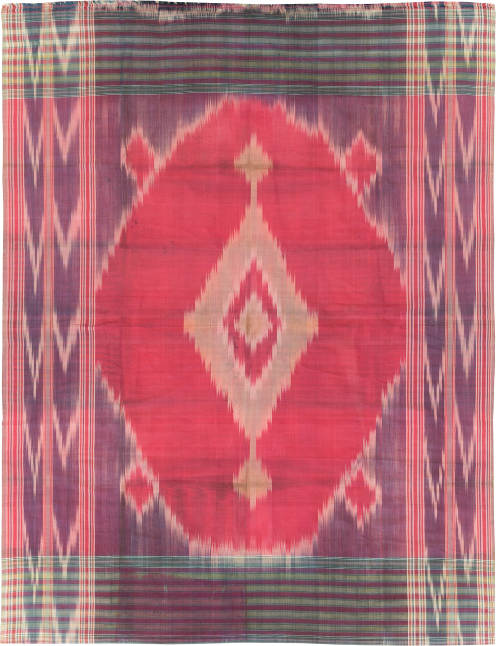 Vintage Uzbek Ikat Textile, No.29765 - Staging