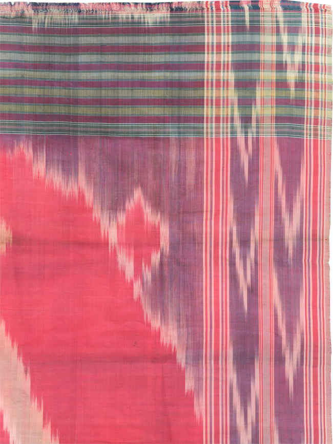 Vintage Uzbek Ikat Textile, No.29765 - Staging