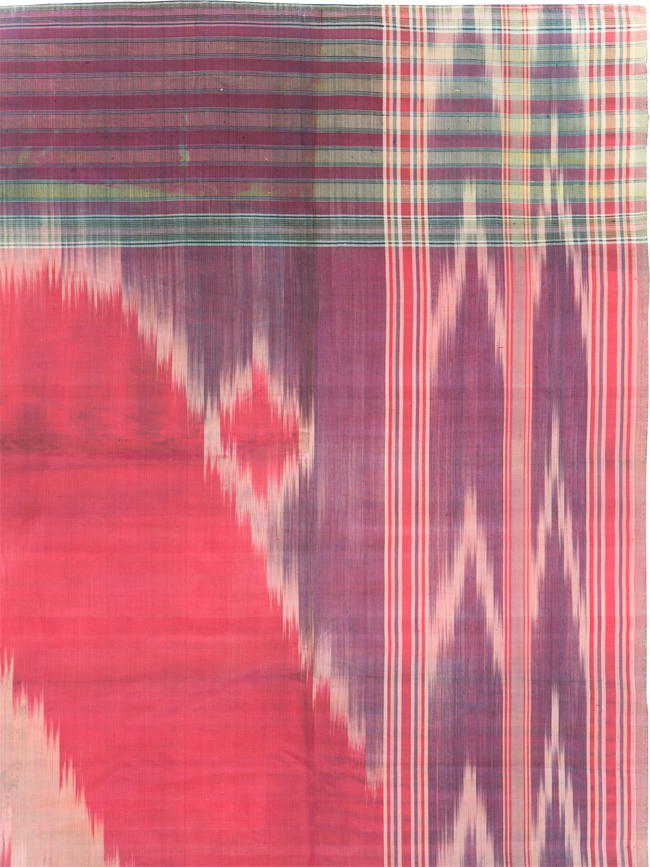 Vintage Uzbek Ikat Textile, No.29765 - Staging