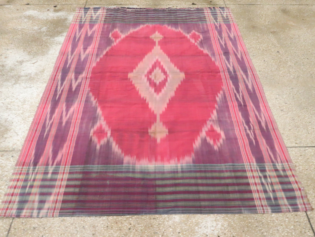 Vintage Uzbek Ikat Textile, No.29765 - Staging