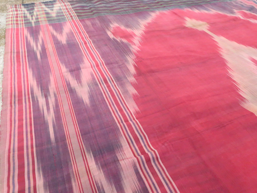 Vintage Uzbek Ikat Textile, No.29765 - Staging