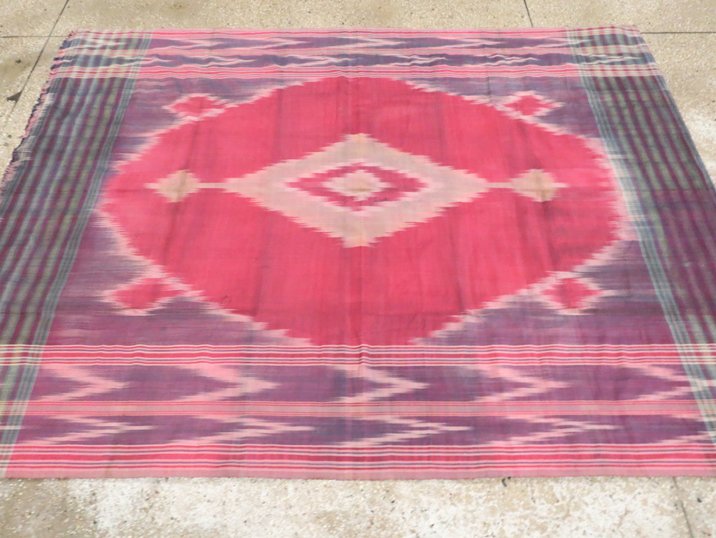 Vintage Uzbek Ikat Textile, No.29765 - Staging