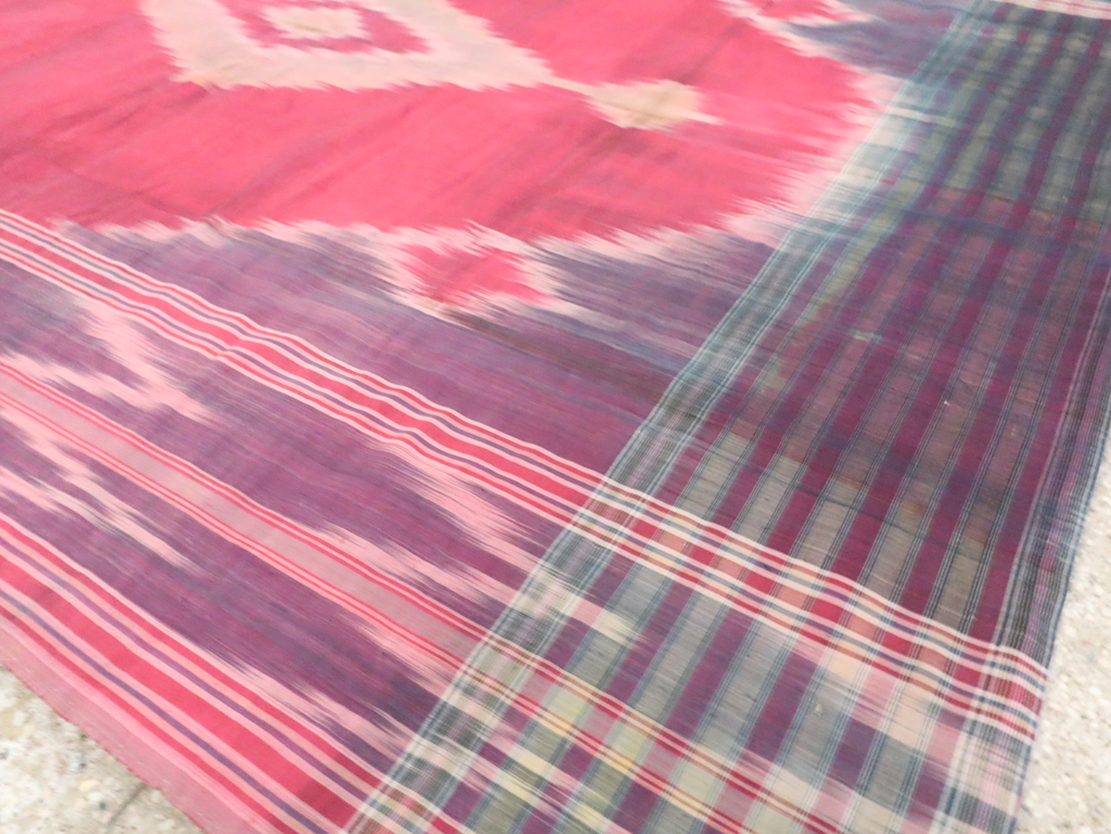 Vintage Uzbek Ikat Textile, No.29765 - Staging