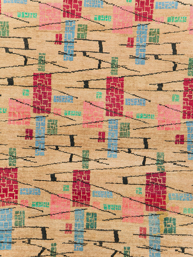 Mid-20th Century Turkish Anatolian Carpet, No.29768 - Staging