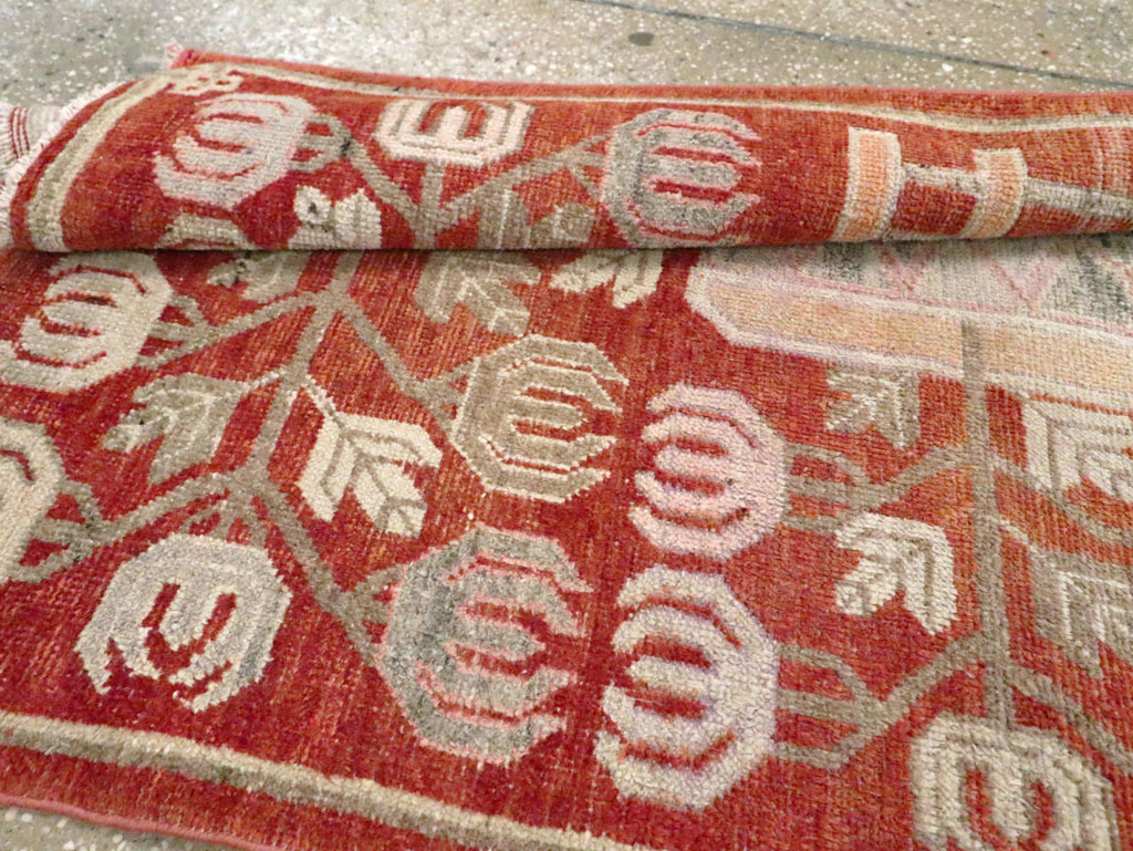 Vintage East Turkestan Pictorial Khotan Runner, No.29780 - Staging