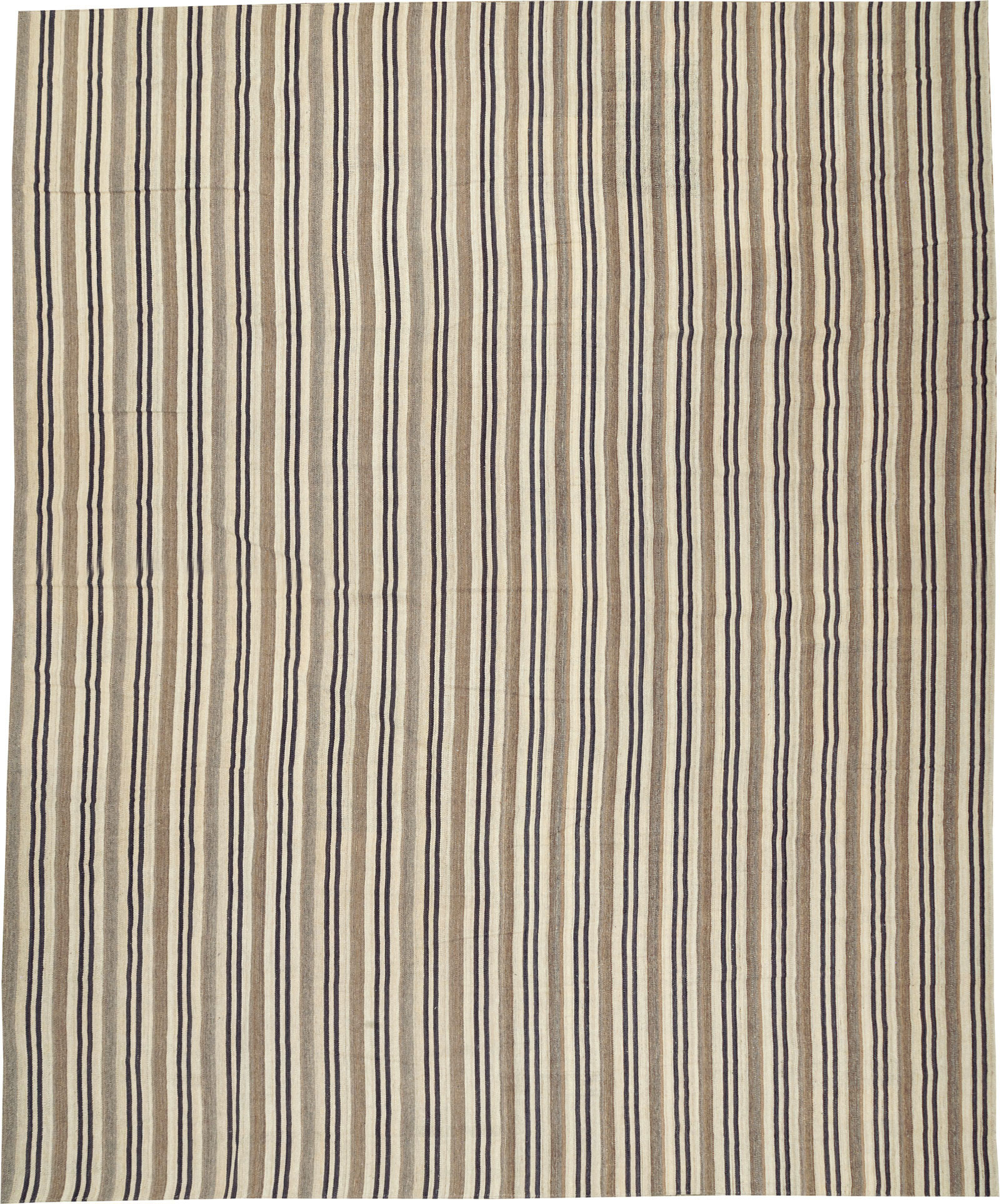 Contemporary Turkish Flatweave Kilim Oversize Carpet, No.29785 - Staging