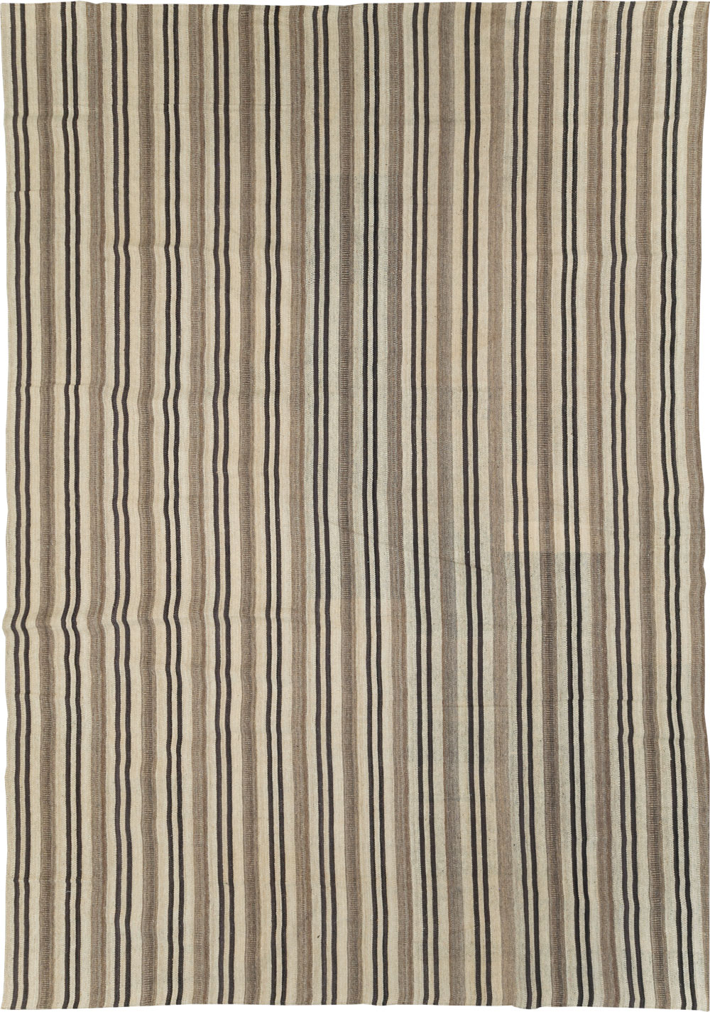 Large Modern Turkish Flatweave Kilim, No.29786 - Staging