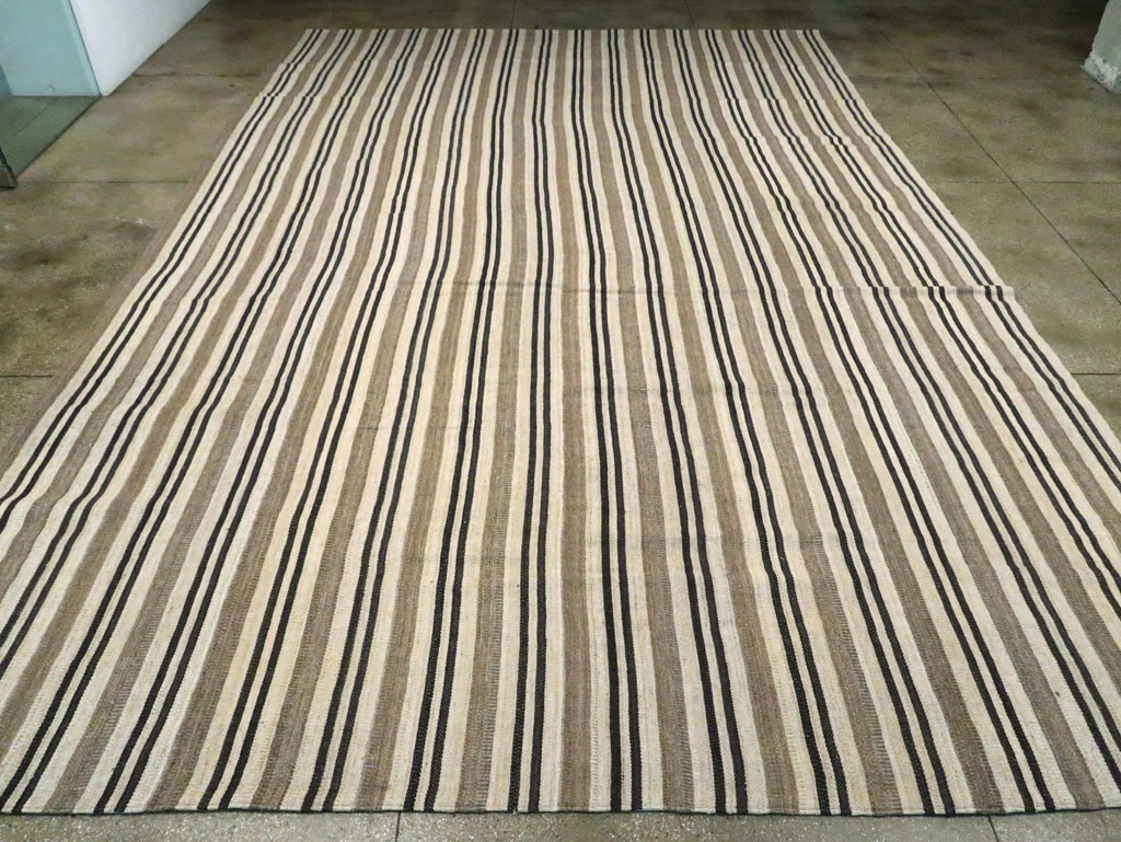 Modern Turkish Oversize Flatweave, No.29787 - Staging
