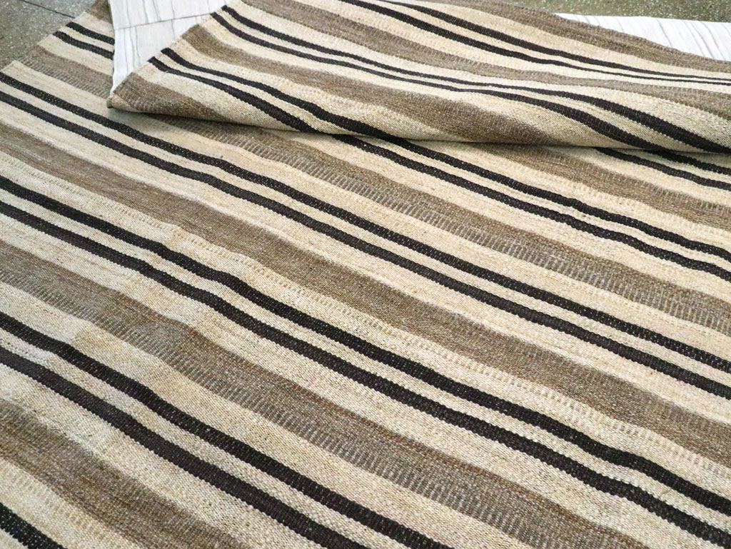 Modern Turkish Oversize Flatweave, No.29787 - Staging