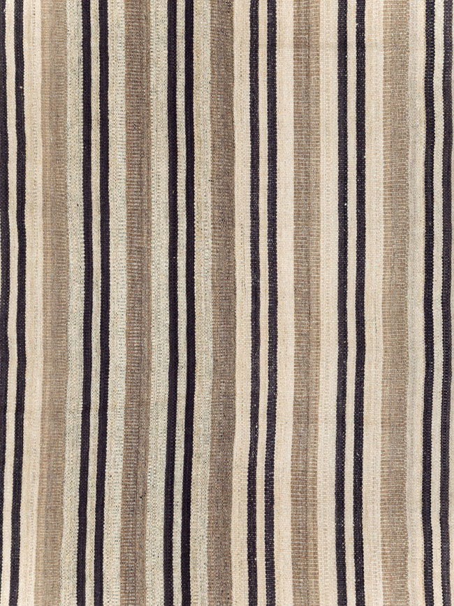 Modern Turkish Flatweave Kilim Room Size Carpet, No.29789 - Staging