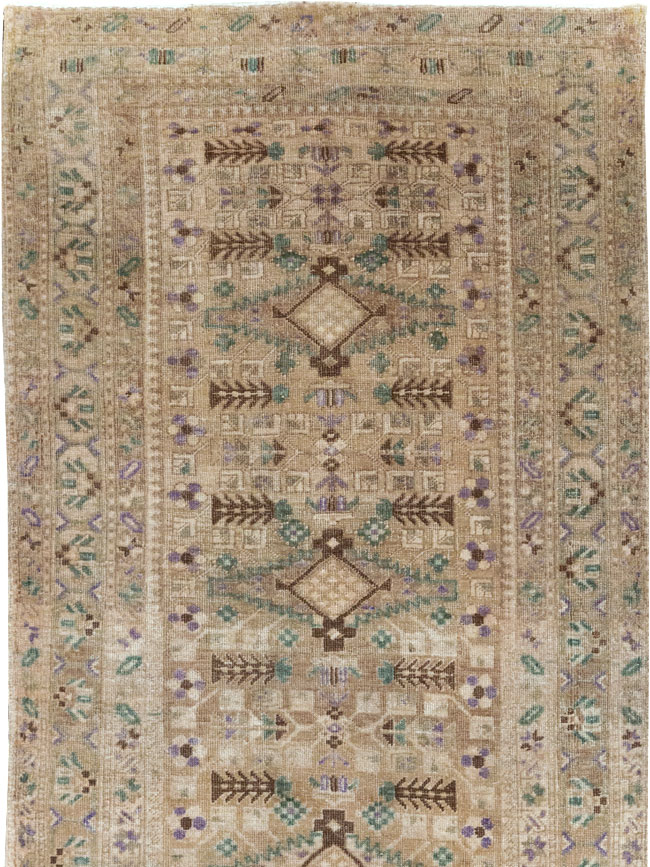 Vintage Northwest Persian Runner, No.29798 - Staging