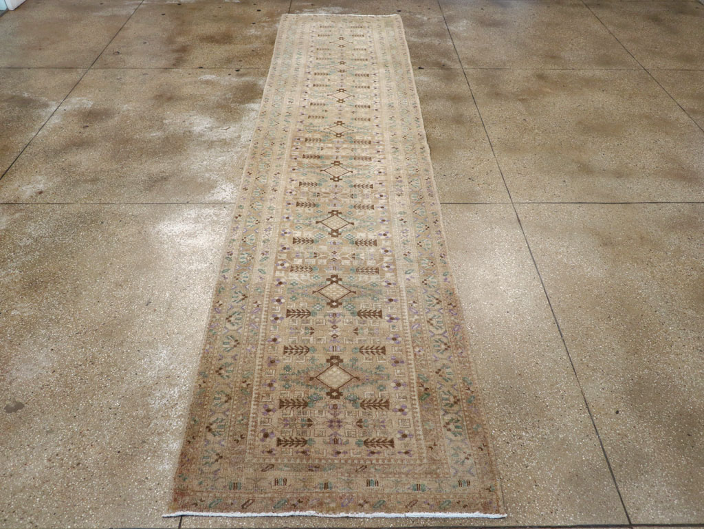 Vintage Northwest Persian Runner, No.29798 - Staging