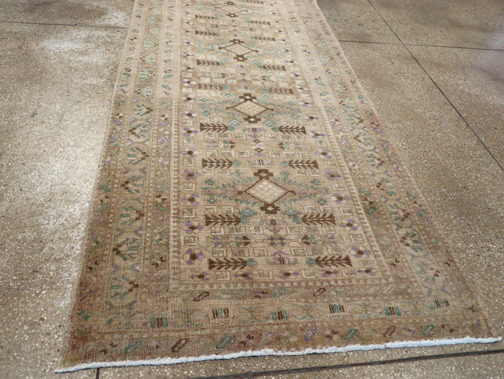 Vintage Northwest Persian Runner, No.29798 - Staging