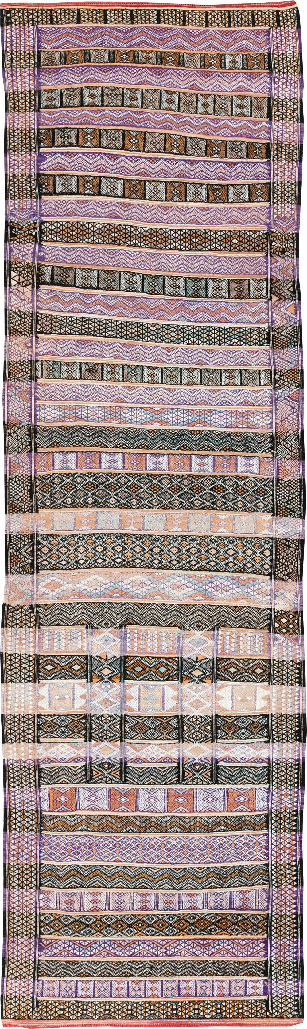 Vintage Moroccan Flatweave, No.29805 - Staging