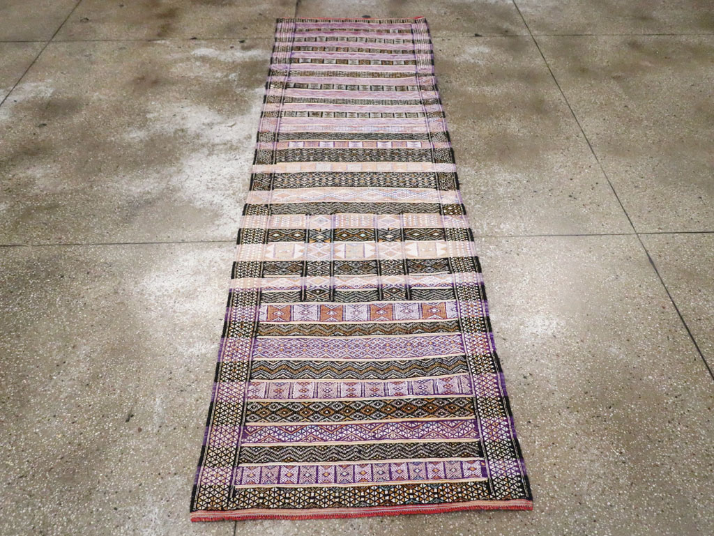 Vintage Moroccan Flatweave, No.29805 - Staging