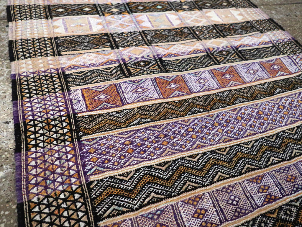 Vintage Moroccan Flatweave, No.29805 - Staging