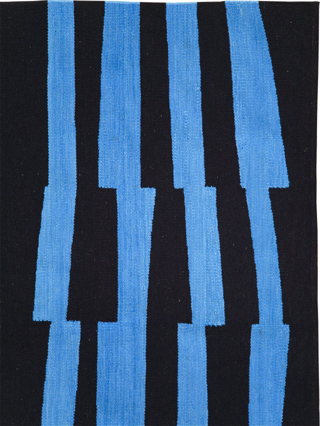 Contemporary Turkish Flatweave Kilim, No.29809 - Staging