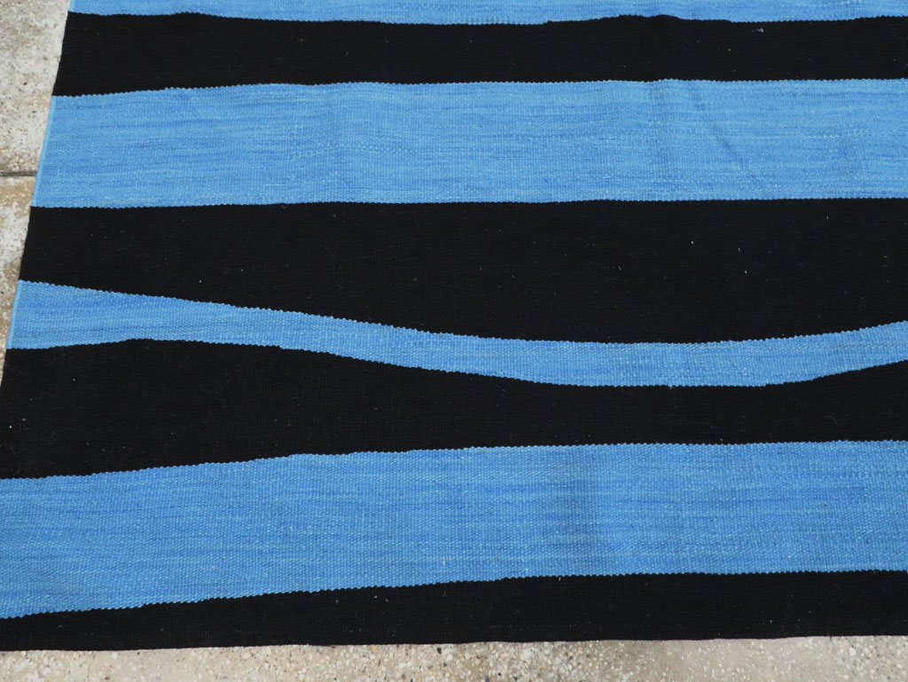 Contemporary Turkish Flatweave Kilim, No.29809 - Staging