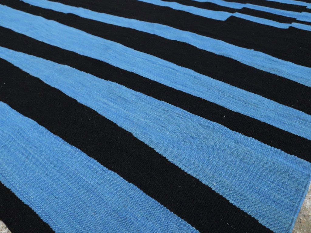 Contemporary Turkish Flatweave Kilim, No.29809 - Staging