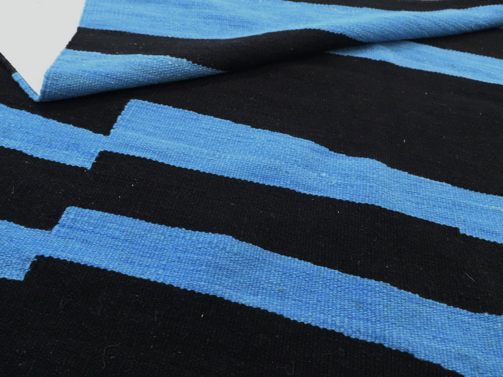 Contemporary Turkish Flatweave Kilim, No.29809 - Staging
