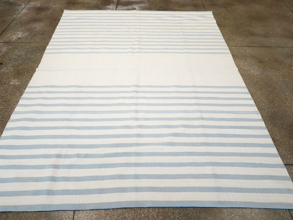 Modern Turkish Flatweave, No.29810 - Staging