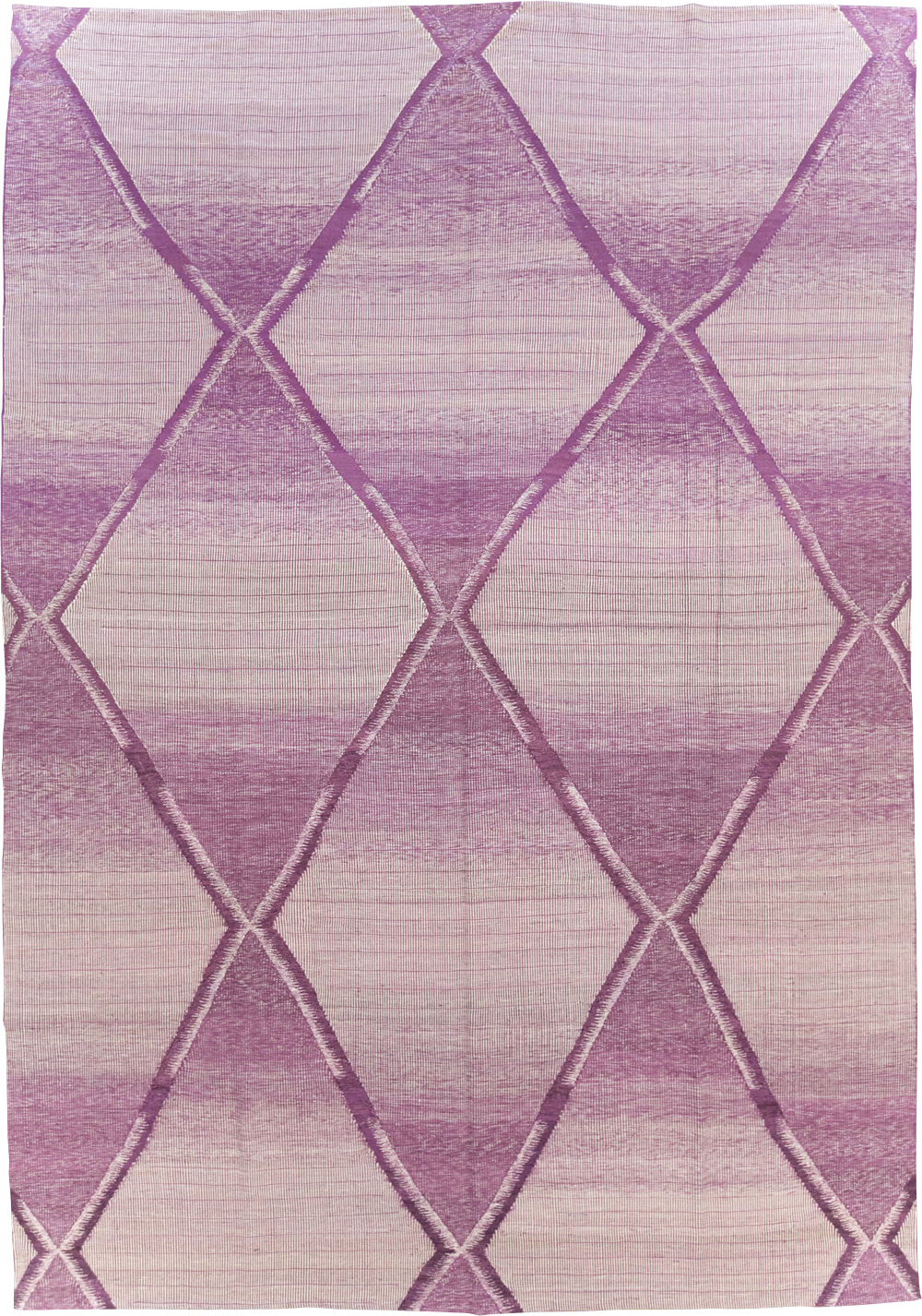 Contemporary Room Size Turkish Flatweave Kilim, No.29816 - Staging