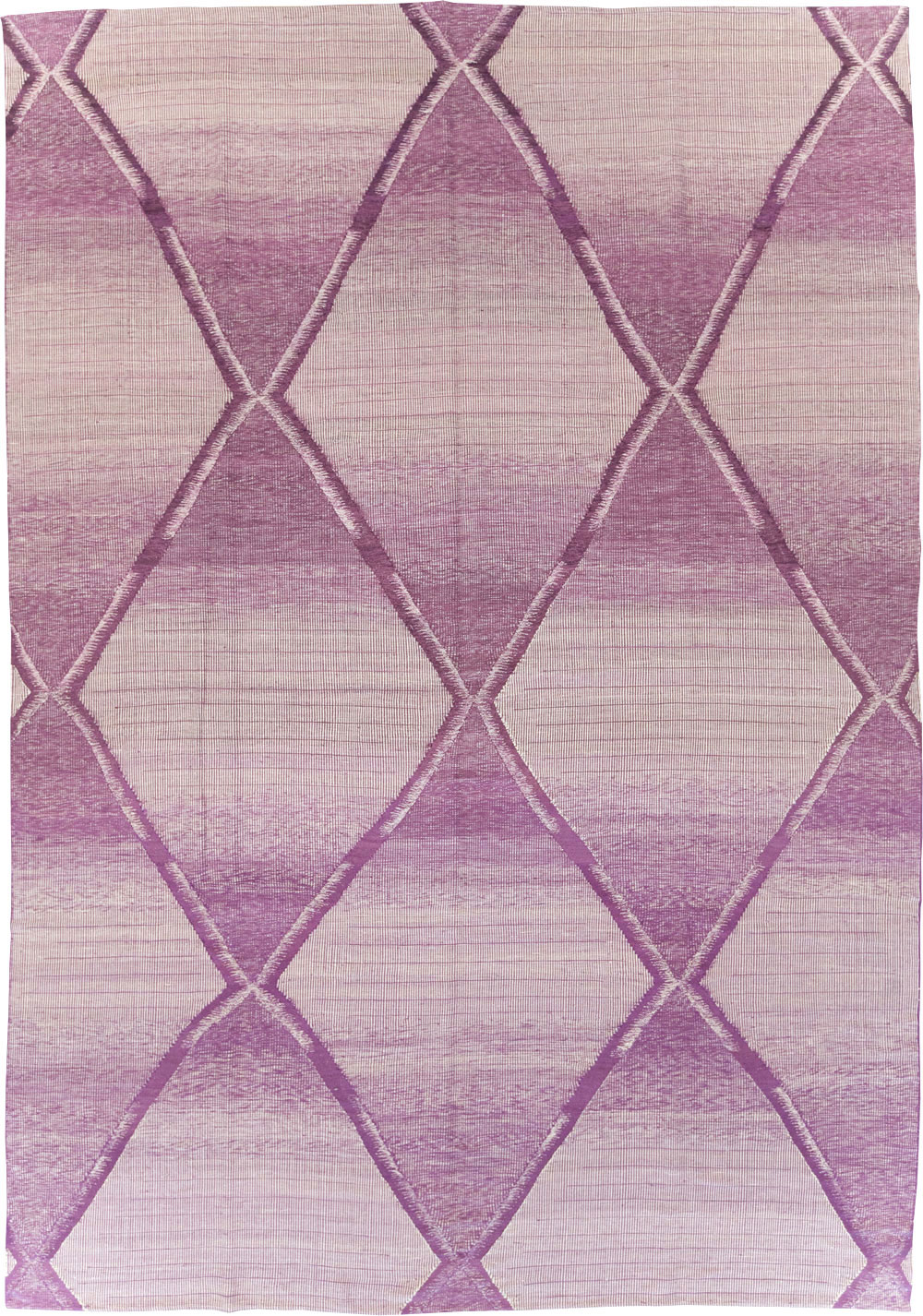 Contemporary Room Size Turkish Flatweave Kilim, No.29816 - Staging