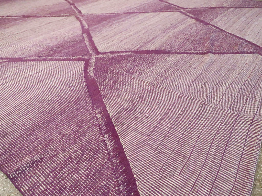 Contemporary Room Size Turkish Flatweave Kilim, No.29816 - Staging