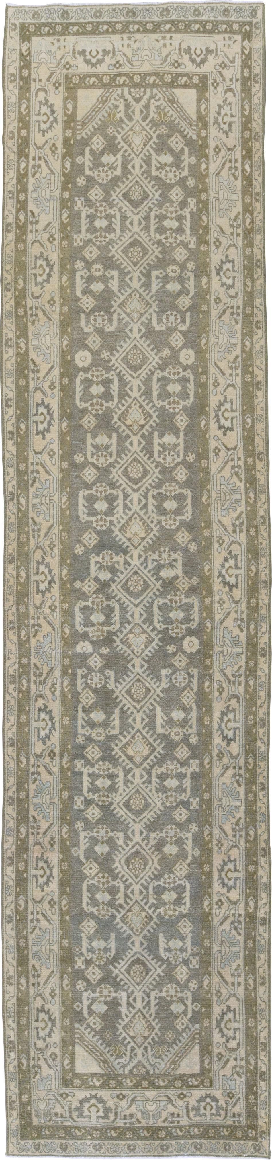 Vintage Persian Malayer Long Runner, No.29820 - Staging