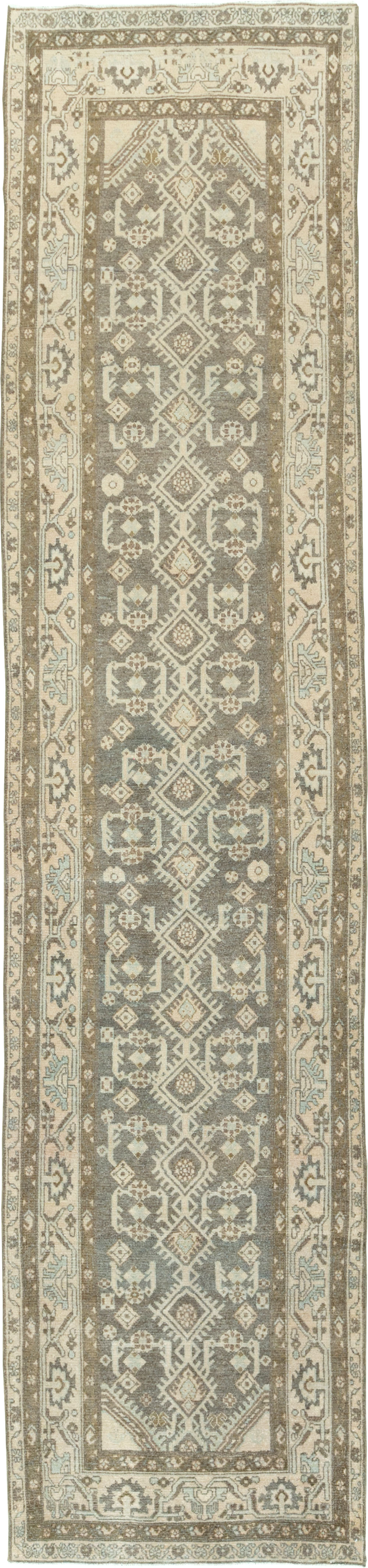 Vintage Persian Malayer Long Runner, No.29820 - Staging