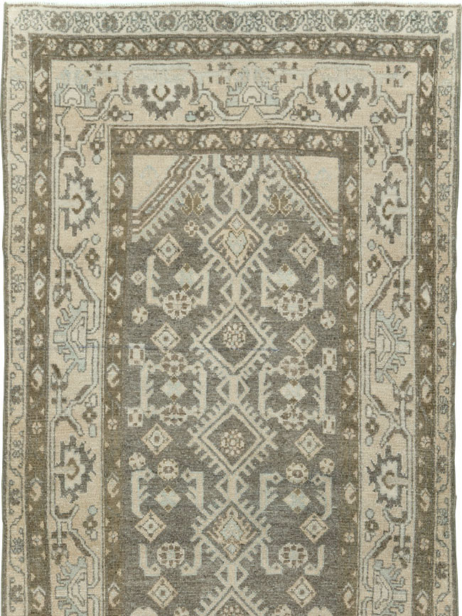 Vintage Persian Malayer Long Runner, No.29820 - Staging