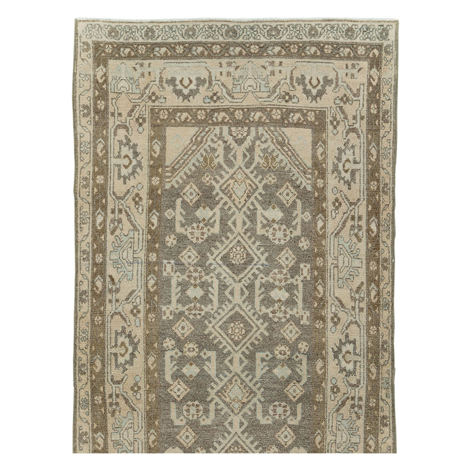 Vintage Persian Malayer Long Runner, No.29820 - Staging