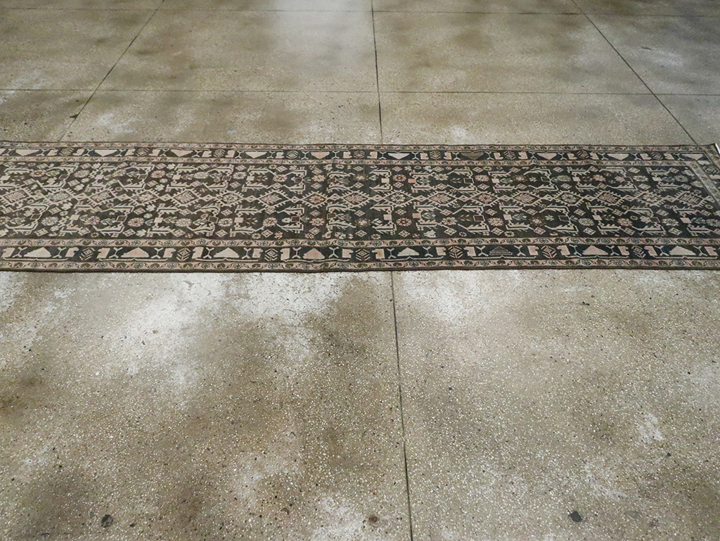 Vintage Persian Malayer Runner, No.29821 - Staging