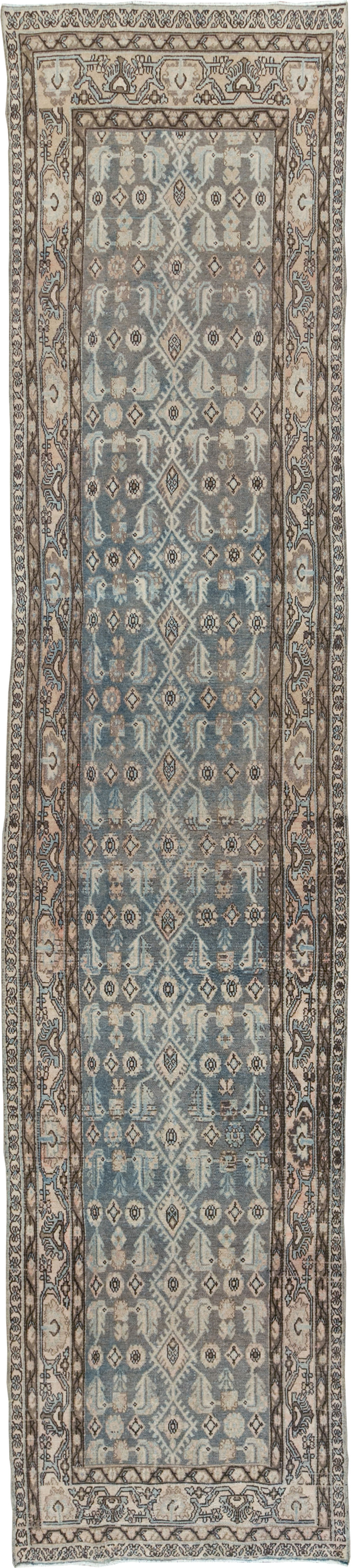 Vintage Persian Malayer Runner, No.29822 - Staging