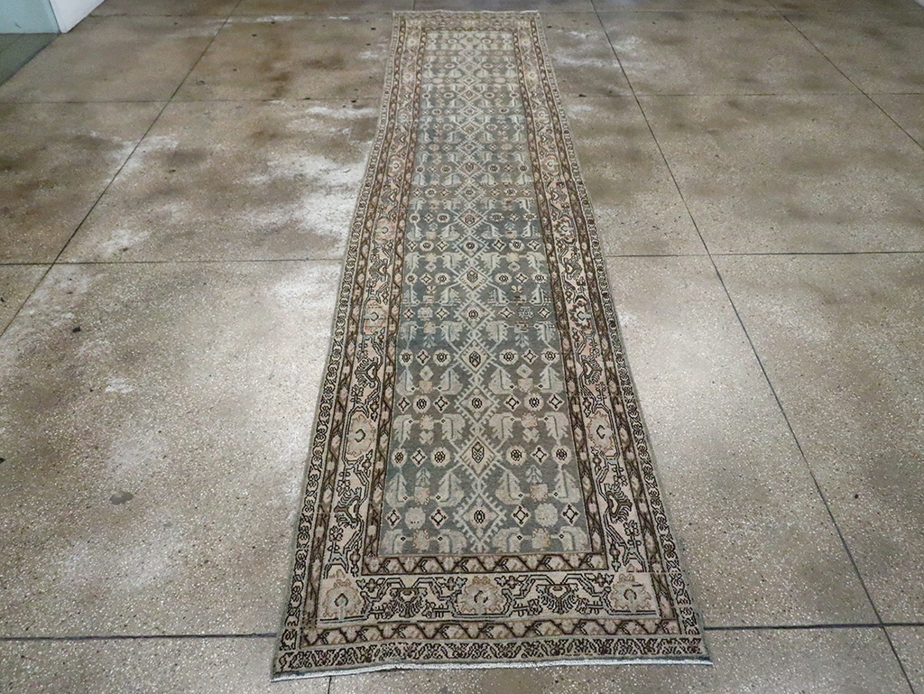 Vintage Persian Malayer Runner, No.29822 - Staging