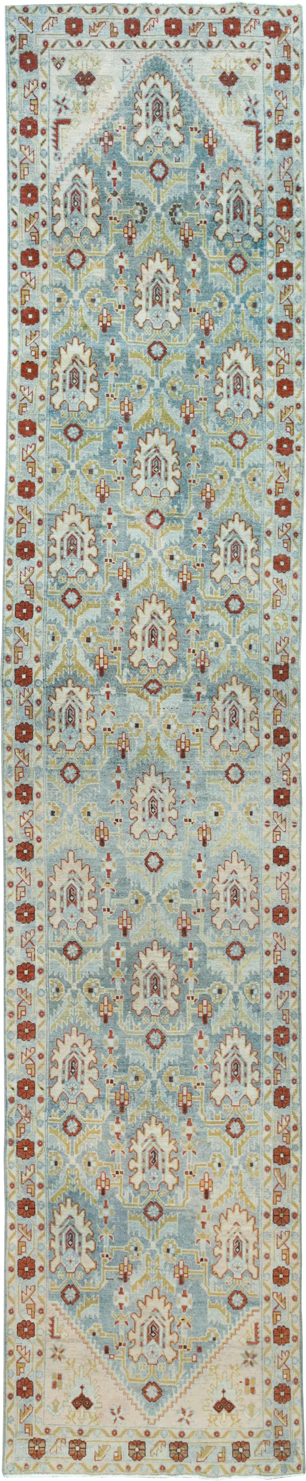 Vintage Persian Malayer Long Runner (Pair: 1 of 2), No.29823 - Staging