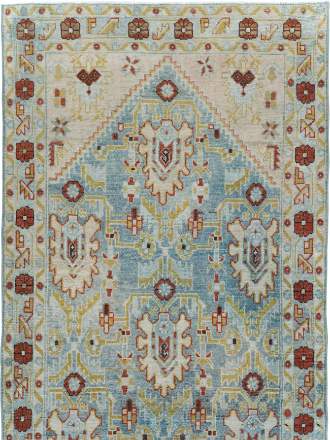 Vintage Persian Malayer Long Runner (Pair: 1 of 2), No.29823 - Staging